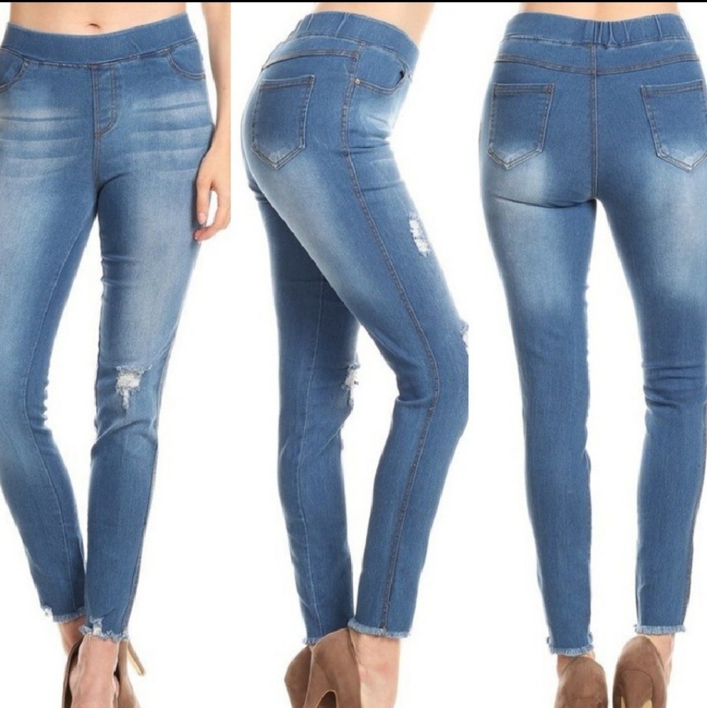 3/$45 Distressed Jeggings